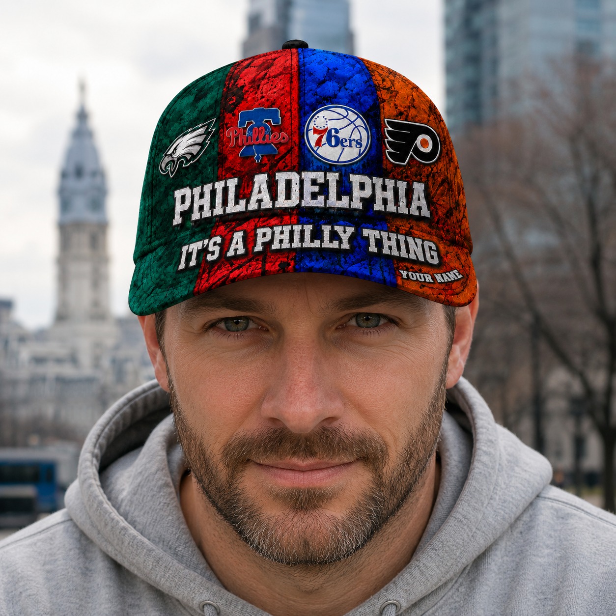 Personalized Philadelphia Cap With Your Name, It's A Philly Thing, Perfect Gift For Sports Fan - Image 2