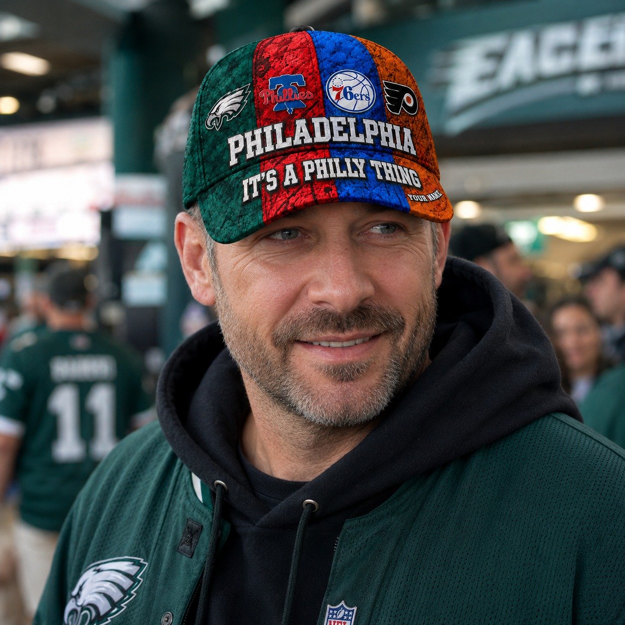 Personalized Philadelphia Sports Teams Cap With Name, It’s A Philly Thing, Phillies Cap, Fan Gifts - Image 3