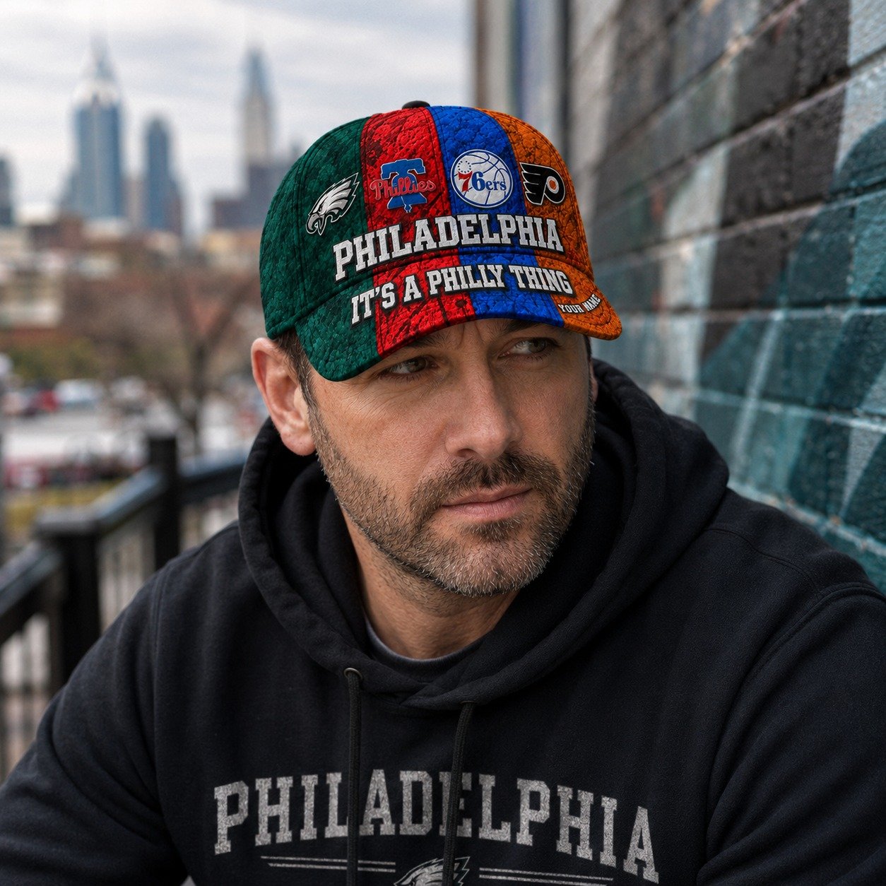 Personalized Philadelphia Sports Teams Cap With Name, It’s A Philly Thing, Phillies Cap, Fan Gifts - Image 5