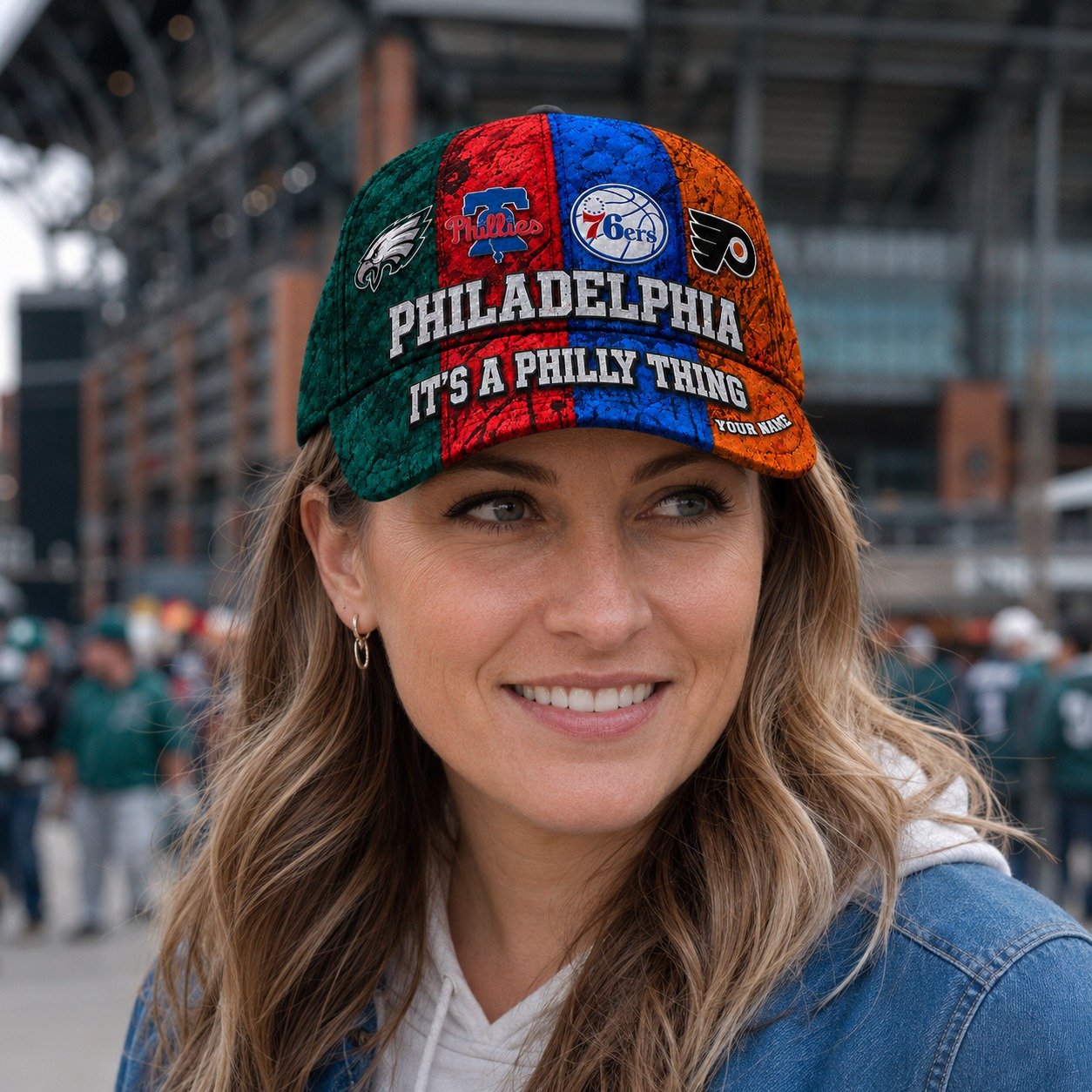 Personalized Philadelphia Sports Teams Cap With Name, It’s A Philly Thing, Phillies Cap, Fan Gifts - Image 6