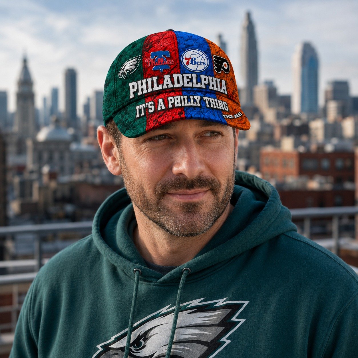 Personalized Philadelphia Sports Teams Cap With Name, It’s A Philly Thing, Phillies Cap, Fan Gifts - Image 7