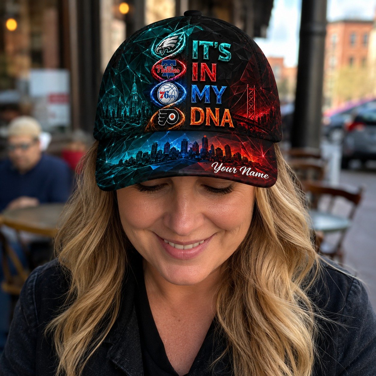 Personalized Philadelphia Sports Teams Cap With Name, It's In My DNA, Sport For Fan - Image 7