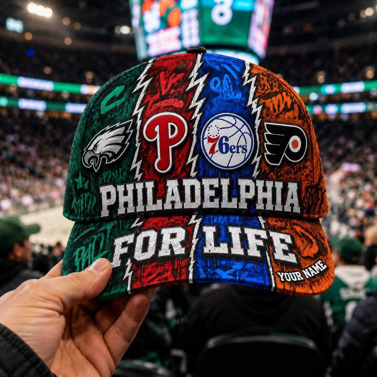 Personalized Philadelphia Cap With Name, Philadelphia For Life, Phillies Fan Gifts - Image 6