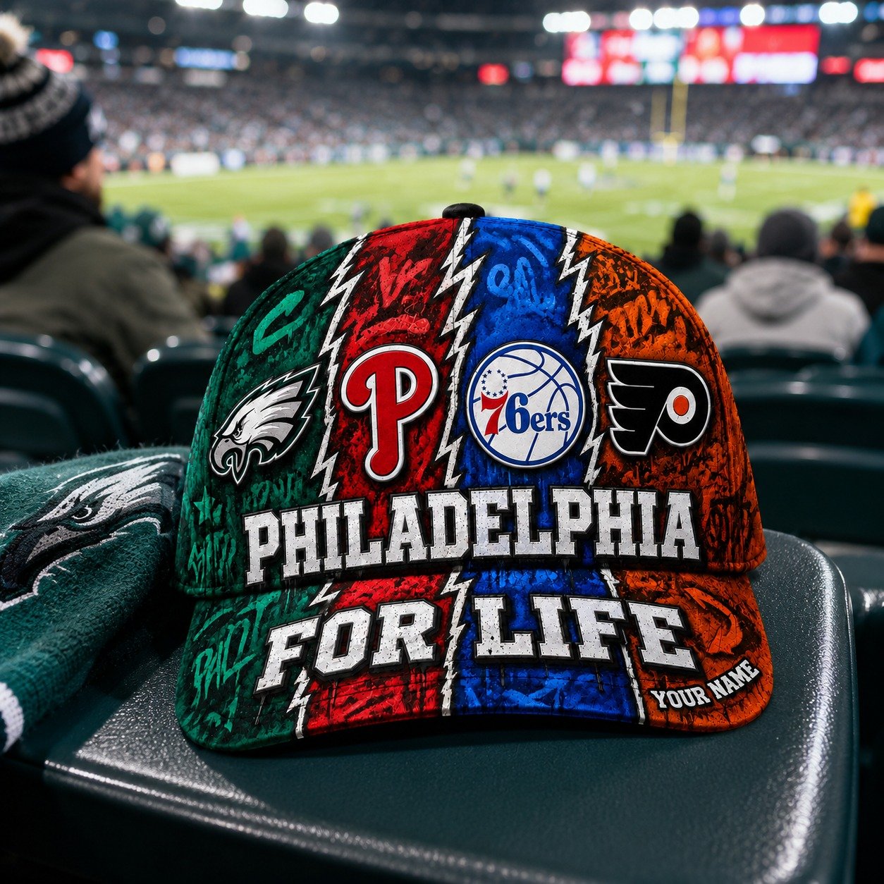 Personalized Philadelphia Cap With Name, Philadelphia For Life, Phillies Fan Gifts - Image 9